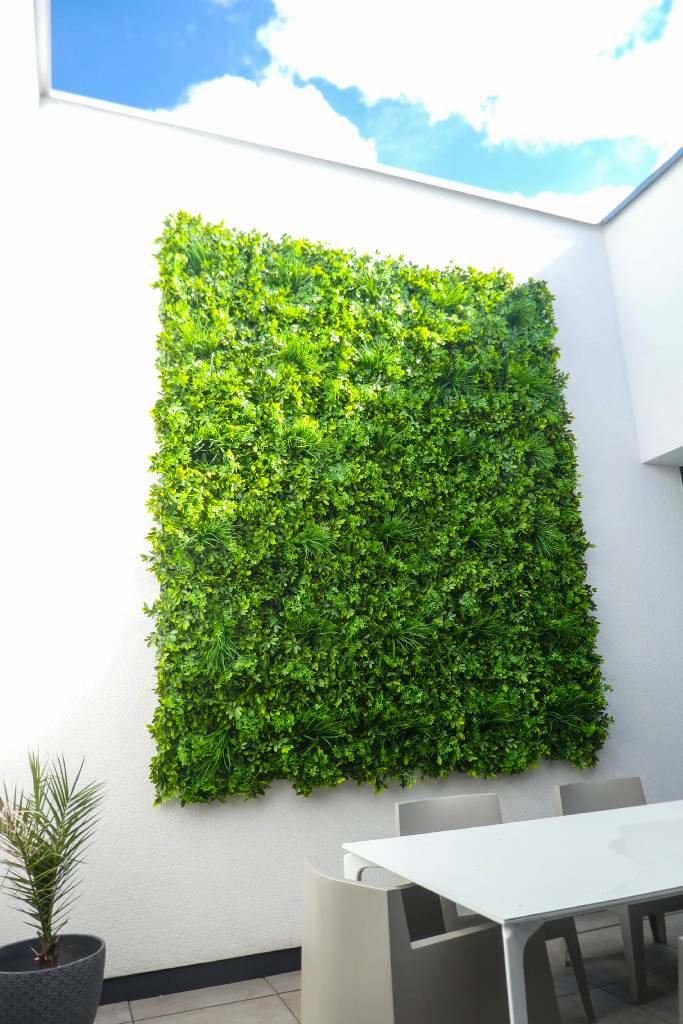 Kunstpflanzen-Matte Schefflera - 50x50 cm